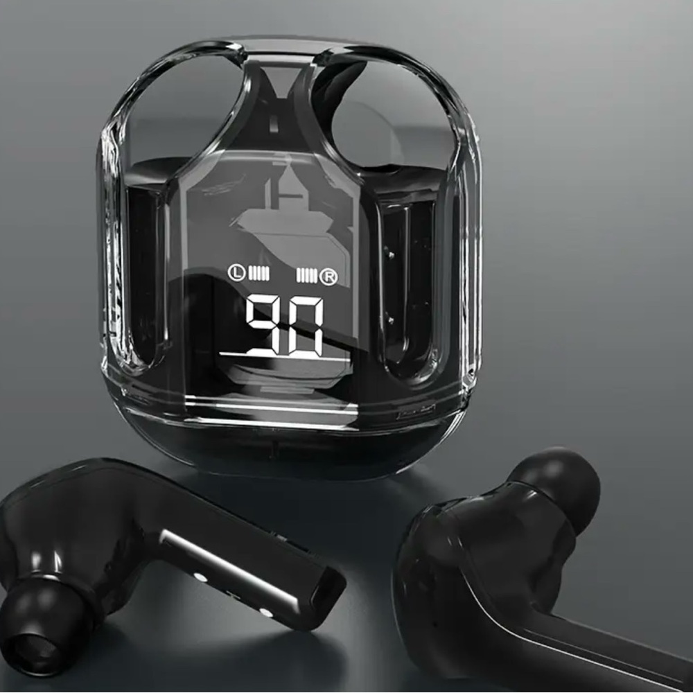 Brand New Black Wireless Earbuds with Charging Case